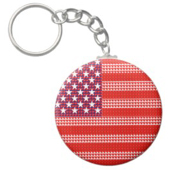 US flag on keychain by omniverz.com