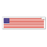 American flag round button by omniverz.com