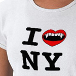 I vampire bite NY T-shirt by omniverz.com